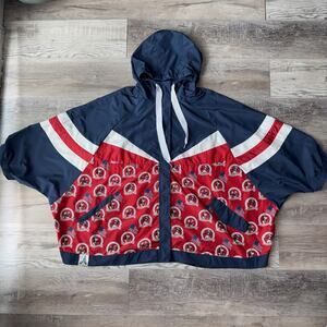 Walt Disney World 50th Vault Collection America On Parade Windbreaker Jacket 2X